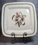 Portmeirion 15" Botanic Garden Square Server Dish Lily Flowered Azalea. Fixed Price $59.95.