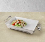 Michael Aram 3 Quart White Orchid Casserole Dish - New With Box Ceramic. Fixed Price $269.00.