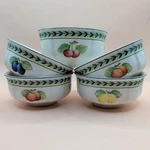 Villeroy & Boch French Garden Fleurence Dessert Fruit Bowls 4 5/8" Set Of. Fixed Price $63.75.