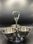 Kinox Stainless Steel Part Revolving Condiment Server Stand NO8053. Fixed Price $6.00.