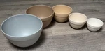 Bamboozle 5 Piece Nesting Mixing Serving Bowls Basins. Fixed Price $31.99.