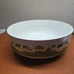Sakura Warren Kimble Serving Bowl Brandon House Country Life Pattern. Fixed Price $29.99.