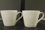 Royal Doulton Cups Coffee Mugs 'gordon Ramsay Maze' White China Dinnerware Set 2. Fixed Price $13.12.