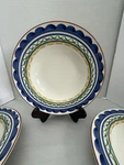 Mikasa Intaglio Line Algarve Pattern CAA81 Rimmed Soup Bowls-rare-set Of 4. Fixed Price $48.99.