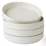 Star 8.25"PASTA Bowls Large Dinner Set Of 4 Salad Plates Shallow For Eating. Fixed Price $67.60.