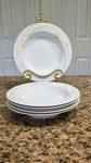 Mikasa Serenade Yellow Tulips LDB12 Set 5 Rim Soup Pasta Bowls 9 Japan Ec. Fixed Price $48.00.
