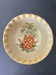 Soup Cereal Bowl Tropical Provencial Pineapple Tabletops Unlimited Handpainted. Fixed Price $20.99.