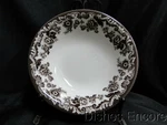 Spode Delamere, Brown Floral Trim, England: New Ascot Salad / Soup Bowl, 8". Fixed Price $22.49.