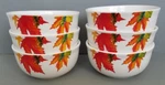 6 Royal Norfolk Colorful Autumn Fall Leaves Soup/cereal Bowls RNF132. Fixed Price $59.95.