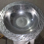 Wilton Armetale Tiger Pattern Large Bowl Model 832144 Heavy Hollow Ware Table. Fixed Price $47.99.