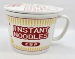Large 34 Oz Ceramic Ramen Japanese Creative Bowl Lid Instant Noodle Soup. Fixed Price $25.50.