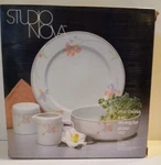 5 Pc. Serving Set Studio Nova Iris Mist L9127 Orig. Pkg. Never Used.. Fixed Price $59.95.