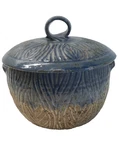 Asian Style Cooking With Lid Vintage Studio Art Pottery 1988 Signed 5179JR. Fixed Price $29.95.