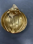 Julia Knight Pumpkin Bowl 5 Gold. Fixed Price $48.00.
