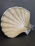 Julia Knight Scallop Starfish Bowl Mother Of Pearl Enamel Shell Shaped Trinket. Fixed Price $26.39.