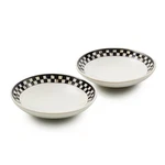 New Mackenzie-childs Courtly Check Everyday Pinch Bowls, Set Of 2. Fixed Price $49.95.