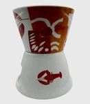 Crate & Barrel Ceramic Lobster Tea Light Butter Warmer Serving Bowl. Fixed Price $20.16.