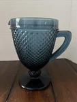 Vtg Godinger American Vintage Collection Belmont Beverage Blue Pitcher 30OZ. Fixed Price $24.00.