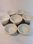 7 White Ramikins Dishes For Sauce Butter Dips 2 Oz. Gessner Products Usa 1/4". Fixed Price $39.99.