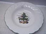 Nikko Happy Holidays Large Rimmed Soup Bowl. Fixed Price $20.00.