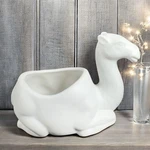 Fred One Lump Or Two White Ceramic Camel Sugar Bowl Planter Flower Pot Container. Fixed Price $24.00.