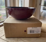 Le Creuset Stoneware Vancouver Serving Bowl 2.37 Qt 9.37 Rhone Garnet. Fixed Price $69.99.