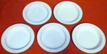 Set Of 5 Dansk Bistro Bisserup White Rim Soup Bowls Pasta Niels Refsgaard Mcm. Fixed Price $49.88.