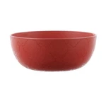 Of 4 Mainstays Etched Plastic Cereal Salad Bowls, Round, 38-OZ Red. Fixed Price $13.95.