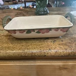 Franciscan Desert Rose Made China 12 Handled Bread Basket. Fixed Price $20.00.