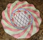 Mackenzie Childs Taylor Glen Park Fluted Ceramic Breakfast Bowl- New 2011. Fixed Price $169.99.