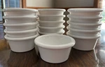 16 White 1.5 Oz San Melamine Ramekins Condiment Cups Organizers Gessner 0360. Fixed Price $18.99.