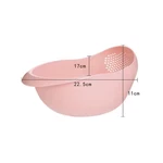 Rice Sieve Plastic Colander Kitchen Drain Basket With Handles Bowl Strainer. Fixed Price $7.20.