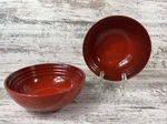 2 Nice Le Creuset Cerise Cherry Red 6 1/4 Soup Cereal Bowls. Fixed Price $23.79.