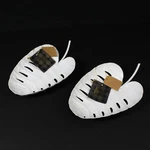 World Pieces Metal Decorative Leaf Fruit Bowls 10 X6.25" White Nwt. Fixed Price $32.99.