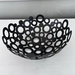 Michael Aram Metal Washer Round 7 Bowl Rare Vintage 144150 Signed Abstract Art. Fixed Price $71.25.