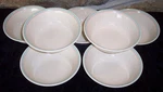 7 Corelle By Corning Forever Yours 6 1/4" Soup Cereal Salad Bowls Set Vintage. Fixed Price $32.00.