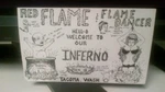 Cb Radio Qsl Postcard Odd Fire Dancer Comic 1970S Tacoma Washington. Fixed Price $9.65.