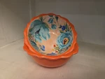 The Pioneer Woman Set Of 2 Melamine Dip/prep Bowls Corral Floral (Z3). Fixed Price $11.00.