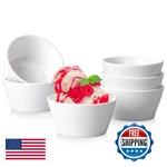 Taeochiy Porcelain Small Bowls 8 Ounce Dessert Ramekins Oven Safe Ice. Fixed Price $41.58.