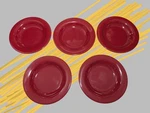 Carlisle Red Melamine Pasta Bowls 13 Ounce 9.25" Diameter Set Of New 43034. Fixed Price $29.99.