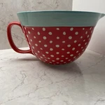 The Pioneer Woman-flea Market 2.83 Quart Batter Mixing Bowl Red Polka Dot. Fixed Price $29.28.