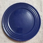 Rachael Ray Cobalt Blue Double Ridge Stoneware 11" Dinner Plate (set Of 2). Fixed Price $22.00.
