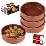 Athens Clay Set Of 4, Terracotta 5.7-INCH Bowls, 14.2 Oz Ancient Pottery.... Fixed Price $54.31.