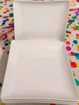 Threshold White Porcelain Square Serving Bowl Glossy Solid Dishwasher Microwave. Fixed Price $30.00.