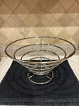 Spectrum Diversified Euro Stainless Steel Wire Fruit Bowl Chrome Finish. Fixed Price $32.00.