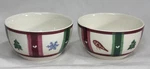 Set Of 2 Pfaltzgraff Snow Bear Cereal Soup Bowls Christmas Winter Holiday - Exc. Fixed Price $11.99.