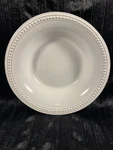 Pier 1 Imports Spice Route Salt Cereal Bowl Stoneware 8 X 2 White Beaded Rim. Fixed Price $24.75.