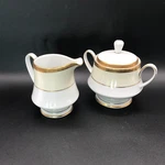 Vintage Noritake Fine China Astoria 2789 Footed Sugar Bowl & Creamer Set. Fixed Price $15.00.