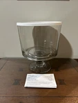 Pampered Chef Trifle Bowl #2832 Complete With Pedestal Stand & Plastic Lid. Fixed Price $35.99.