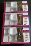 Mozaik 96 Piece Elegant Entertaining Appetizer Sets (3) - Square Plates & Bowls. Fixed Price $25.00.